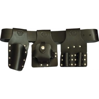 Extra Large Black Scaffolding Belt Set - C-SB-SET-B-XL