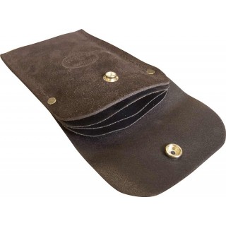 Premium Brown Leather Scraper Wallet - C-LSW-BR